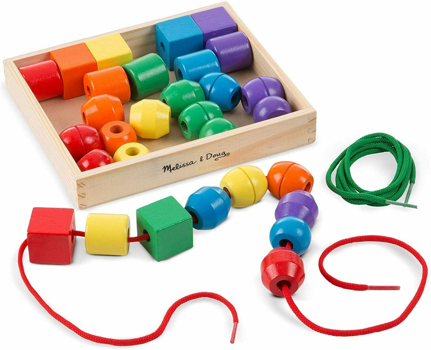 Melissa & Doug - 10544 - Billes De Laçage Primaire, retrait magasin 1h, livraison sous 24/48h