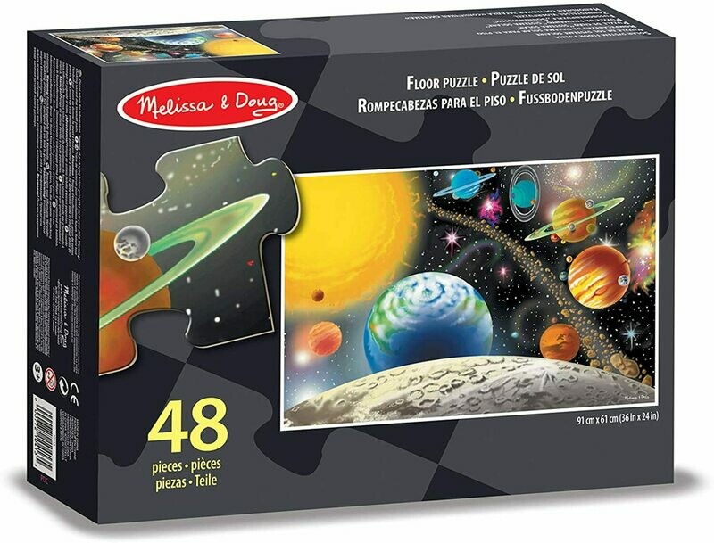 Melissa & Doug - 10413 - Puzzle - Puzzle de sol système solaire (48pcs), livraison sous 3 jours