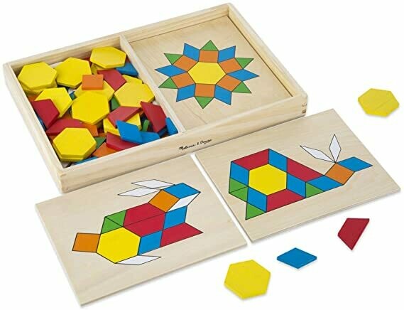 Melissa & Doug - 10029 - Blocs Et Planches De Motifs, retrait magasin 1h, livraison sous 24/48h