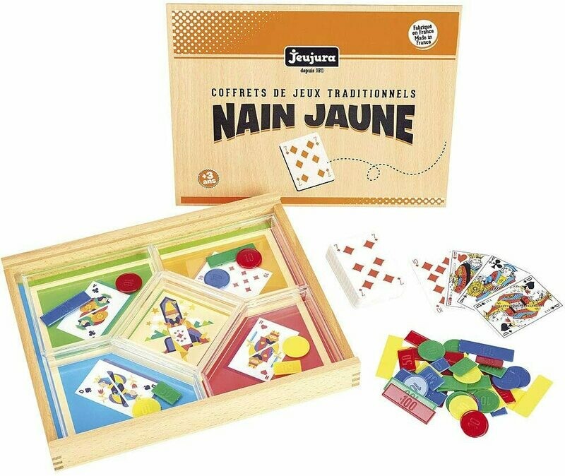 Jeujura- Jeu du Nain Jaune, 8134, Multicolore, livraison sous 24/48H à domicile