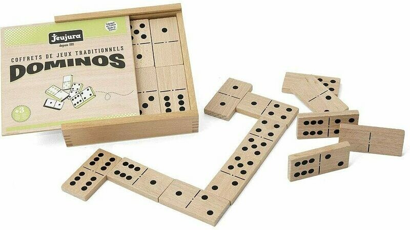 Jeujura - Jeu de Grands Dominos en Bois, livraison sous 24/48H à domicile
