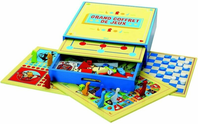 Jeujura - Grand Coffret de Jeux 66200 - 200 règles