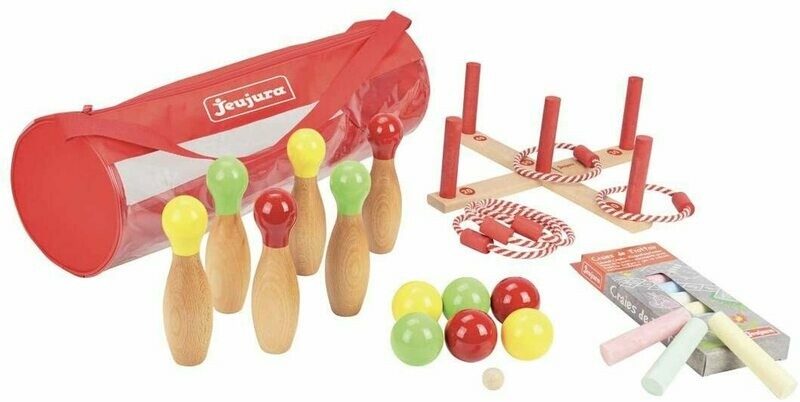 Jeujura - 8604 - Pack de Jeu d'Extérieur en Bois,  retrait magasin 1h, livraison sous 3 jours
