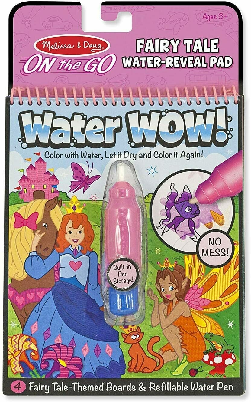 Melissa & Doug - 19415 - Tablette De Révélation De Dessins À L’Eau Conte De Fées, retrait magasin 1h, livraison sous 24/48h