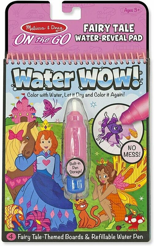 Melissa & Doug - 19415 - Tablette De Révélation De Dessins À L’Eau Conte De Fées, retrait magasin 1h, livraison sous 24/48h