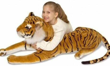 Melissa & Doug - Peluche géante Tigre 170 cm Haute qualité, livraison sous 15 jours