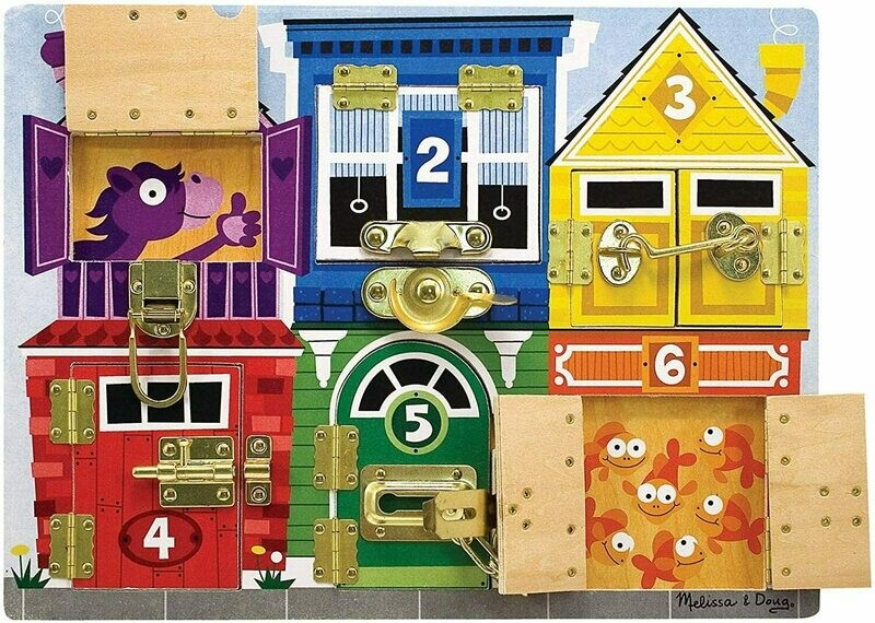 Melissa & Doug 13785 Planche À Verrous, retrait magasin 1h, livraison sous 24/48h