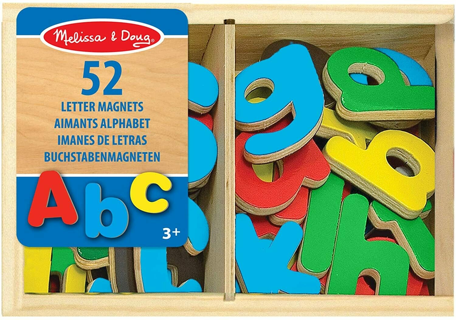 Melissa & Doug - 10448 - 52 Aimants Alphabet En Bois