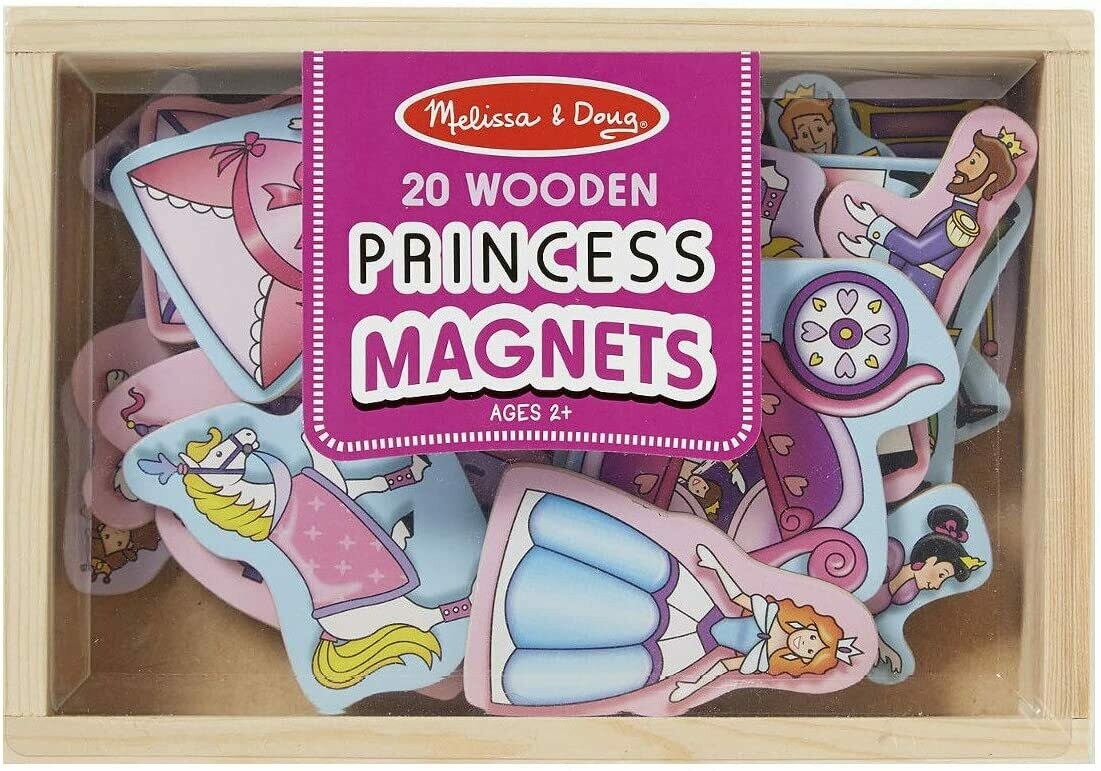 Melissa & Doug - 19278 - 20 Aimants De Princesse En Bois, livraison sous 3 jours