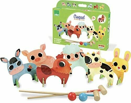 Vilac- Croquet des Animaux de la Ferme, retrait magasin 1h, livraison sous 24/48h