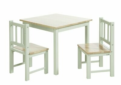 Geuther Ensemble table et chaises enfant Activity bois - Naturel/mint, livraison sous 5 jours