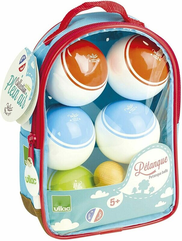 Vilac - Jeu de Pétanque Vintage en sac, retrait magasin sous 1h, livraison sous 24/48h