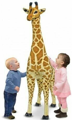 Melissa & Doug - Énorme Peluche Girafe Jouet Peluche géante 140 cm très Haute qualité, retrait magasin 1h, livraison sous 24/48h