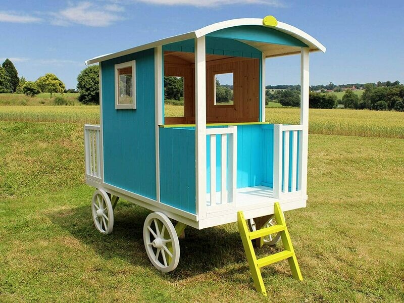 Cabane en bois mobile pour enfant - Roulotte Carry, retrait magasin 1h, livraison sous 5 jours