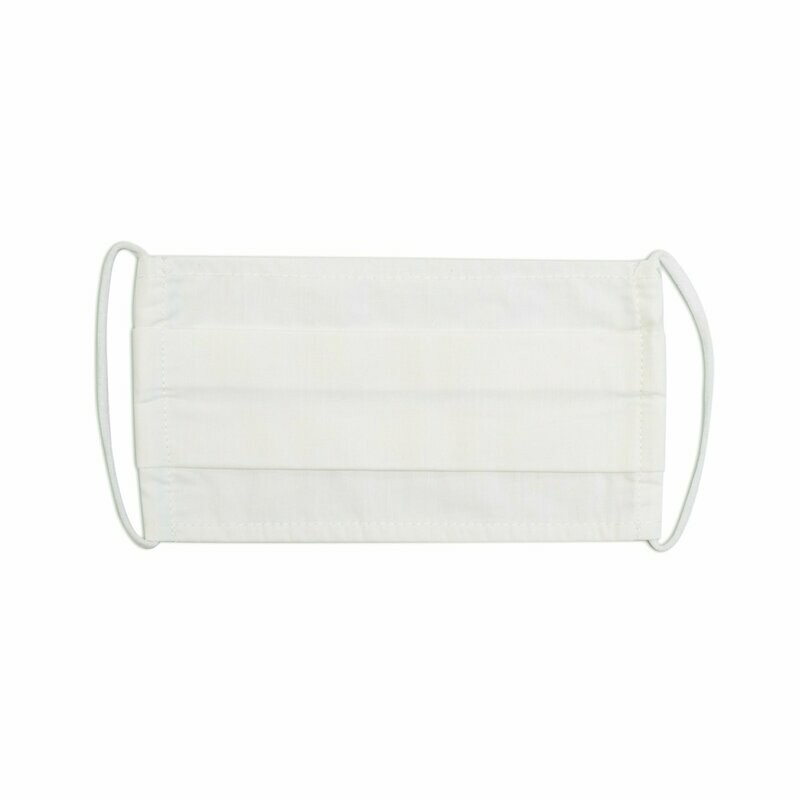 DC3749 -MASQUE COTON UNI - Popeline Blanc L, livraison sous 24/48H à domicile