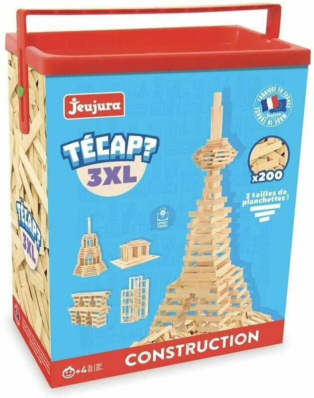 Jeujura - 8322 - Jeu de Construction - Tecap 3XL - 200 Pièces, livraison sous 5 jours