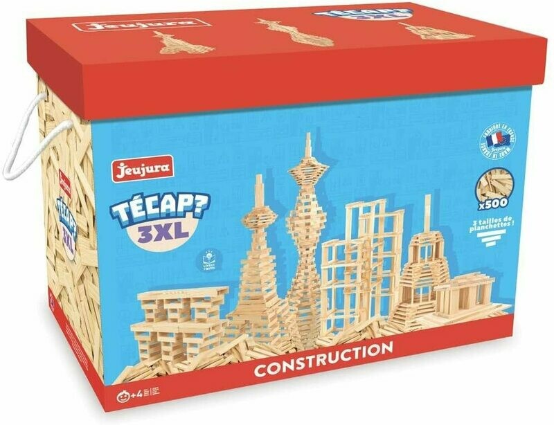 Jeujura - 8324 - Jeu de Construction - Tecap - 3XL - 500 Pièces