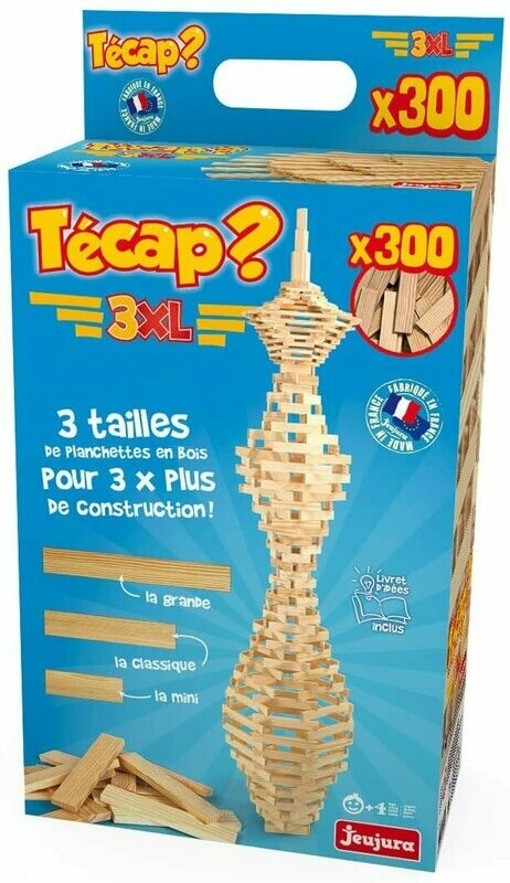 Jeujura - 8323 - Jeu de Construction - Tecap 3XL - 300 Pièces