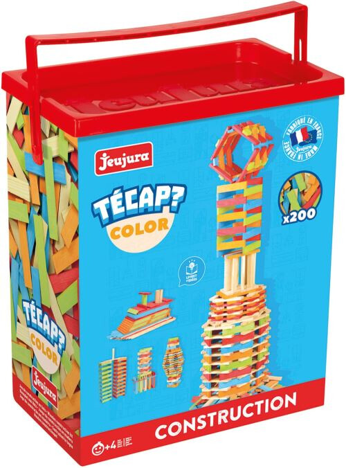 Jeujura - 8334 - Jeu de construction - Tecap color - 200 pièces