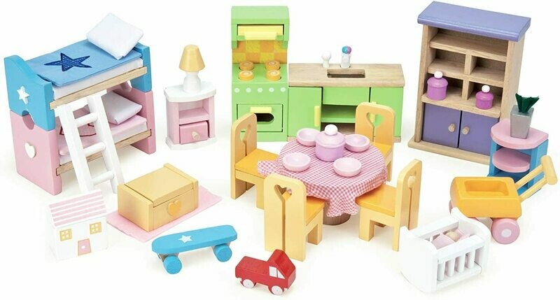 Le Toy Van - Jouet en Bois - Premier Set d'Ameublement, retrait magasin 1h, livraison sous 24/48h