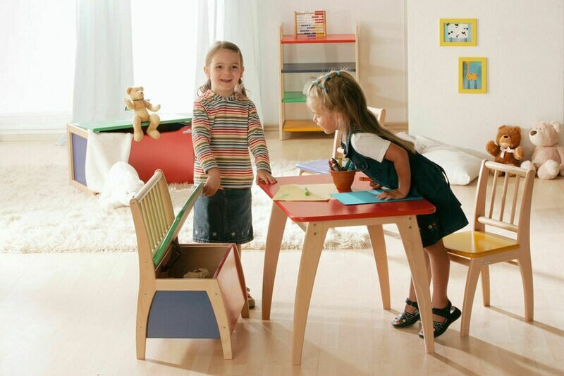 GEUTHER Ensemble table et sièges Bambino - Multicolore, livraison sous 5 jours