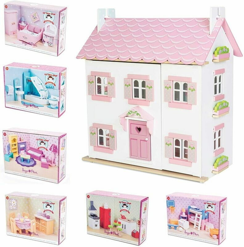 Le Toy Van H104s Sophie de Maison de poupée avec Meubles, livraison sous 7 jours à domicile