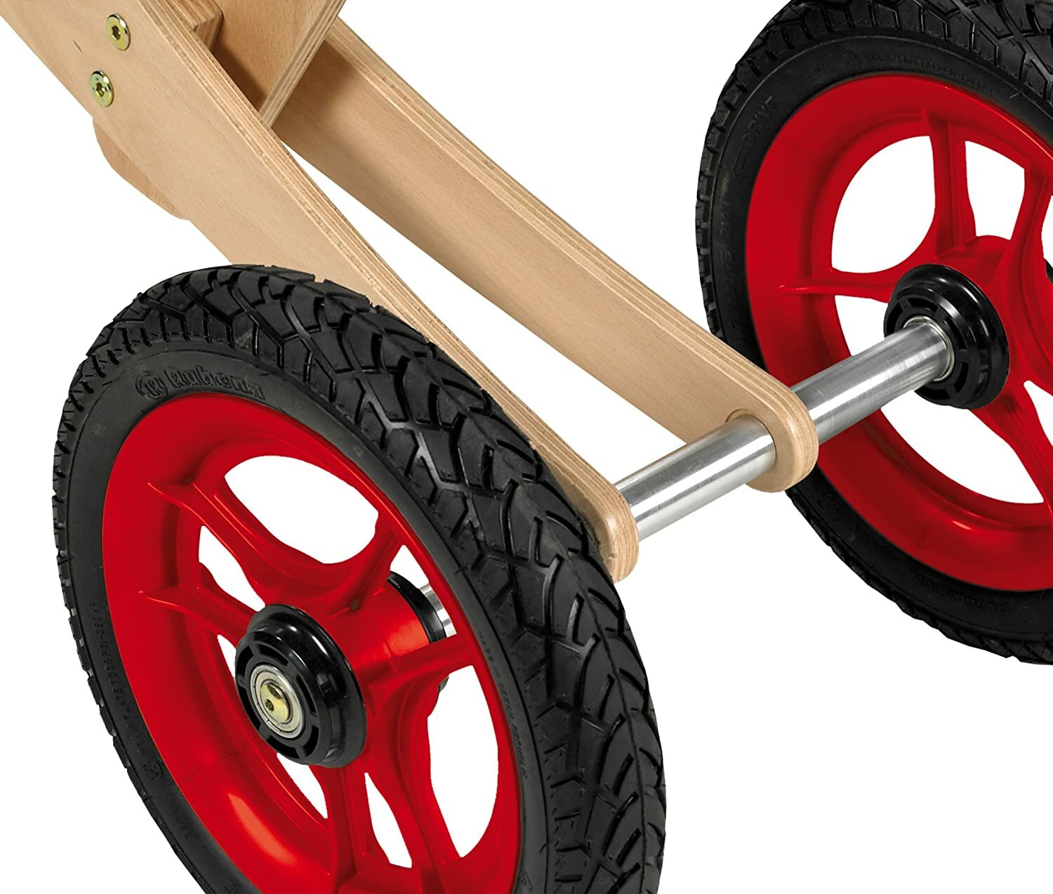 Geuther - Tricycle enfant bois naturel, draisienne évolutive 2 en 1,  retrait magasin 1h, livraison sous 24/48h