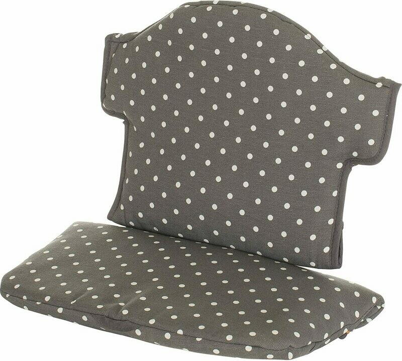 Geuther 4743, Coussin d'assise pour chaise haute SWING, Tissu, motif: Pois, livraison sous 5 jours