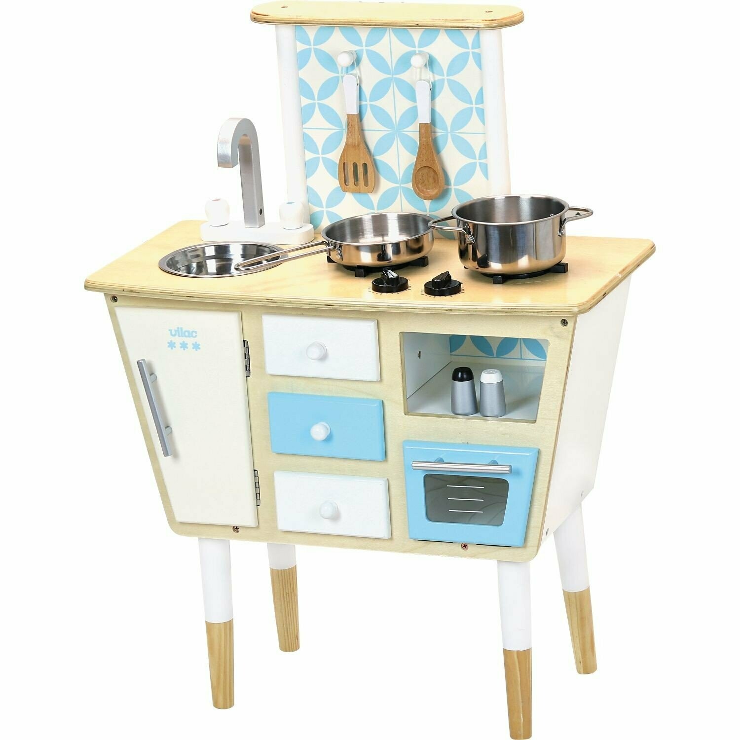 Cuisine en bois vintage vilac, retrait magasin sous 1h, livraison à domicile sous 24/48h