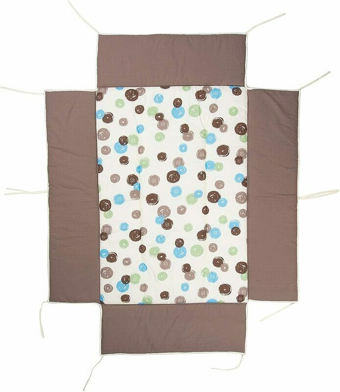 Geuther - Tour de parc avec tapis Pois PM, pour parc 2231+, 2232+, 2261