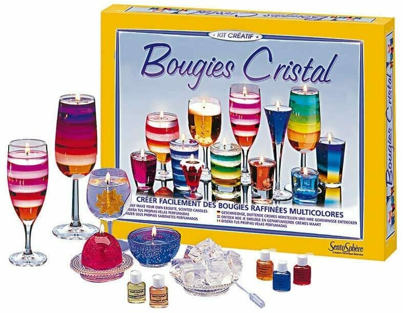 Kit Créa Bougies Cristales: À Personnaliser, livraison sous 5 jours