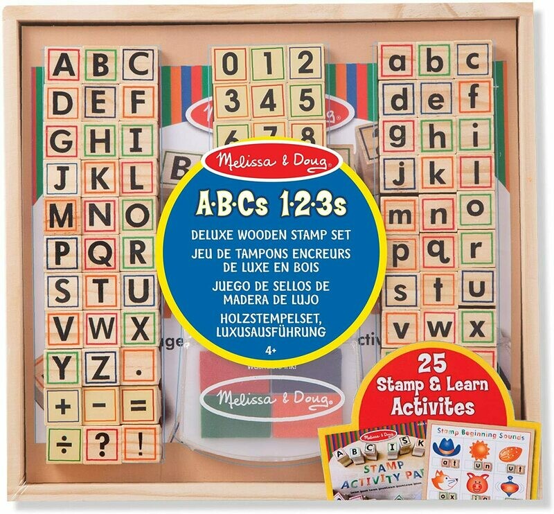 Melissa & Doug-Tampons-ABC/123, retrait magasin 1h, livraison sous 3 jours