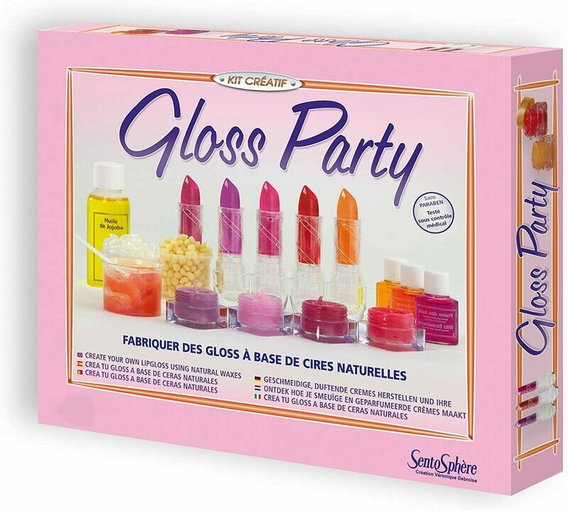 Sentosphere - 257 - Kit de Loisir Créatif - Gloss Party, retrait magasin 1h, livraison sous 5 jours
