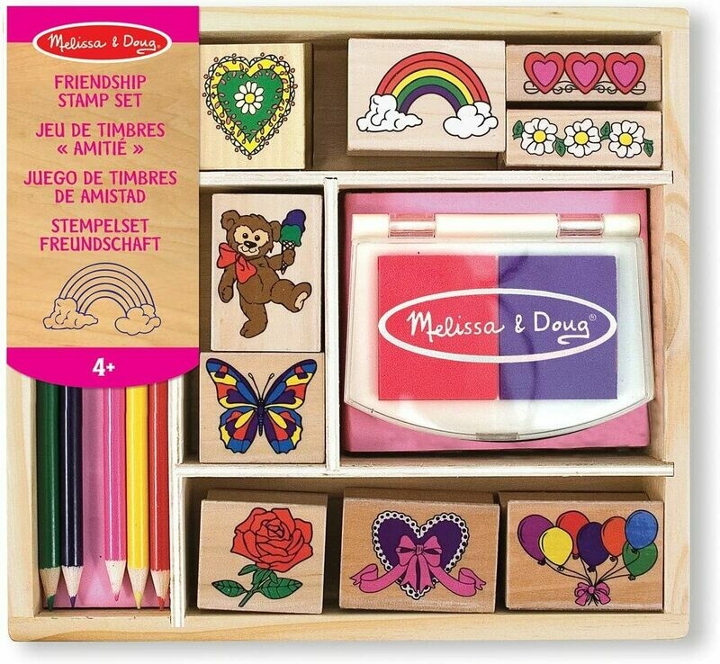 Melissa & Doug - 11632 - Jeu de Timbres - Amitié, retrait magasin 1h, livraison sous 24/48h