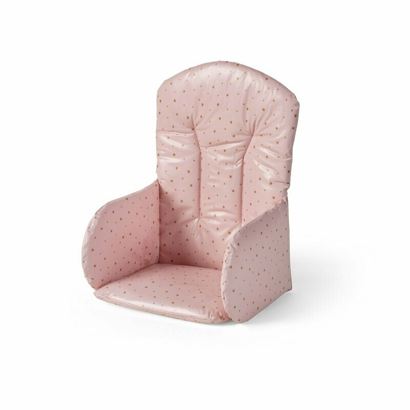 Geuther 4733, Coussin d'assise PVC Universel, rose étoiles, livraison à domicile sous 5 jours