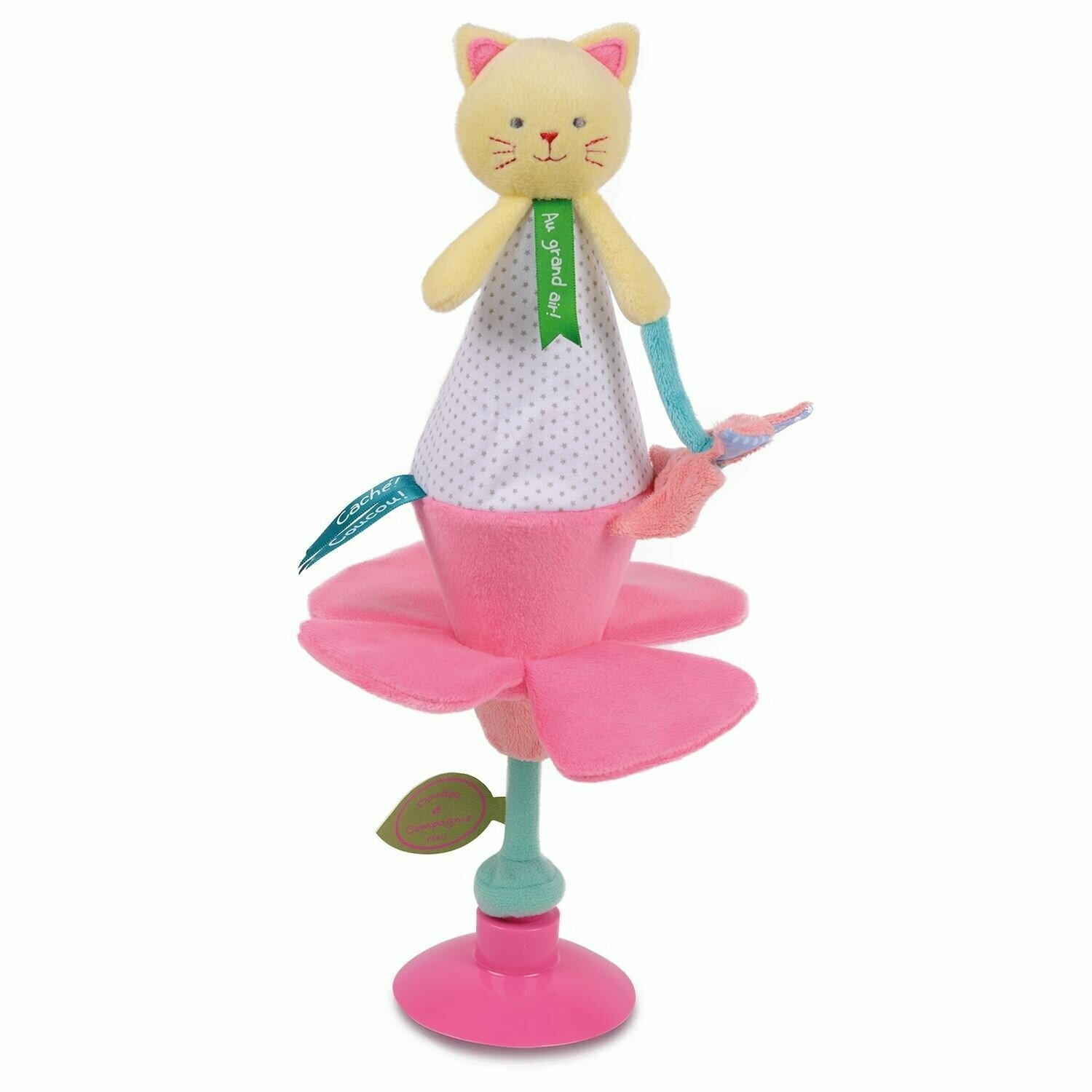 Doudou et Compagnie Asst Doudous Marottes Chat, livraison sous 5 jours