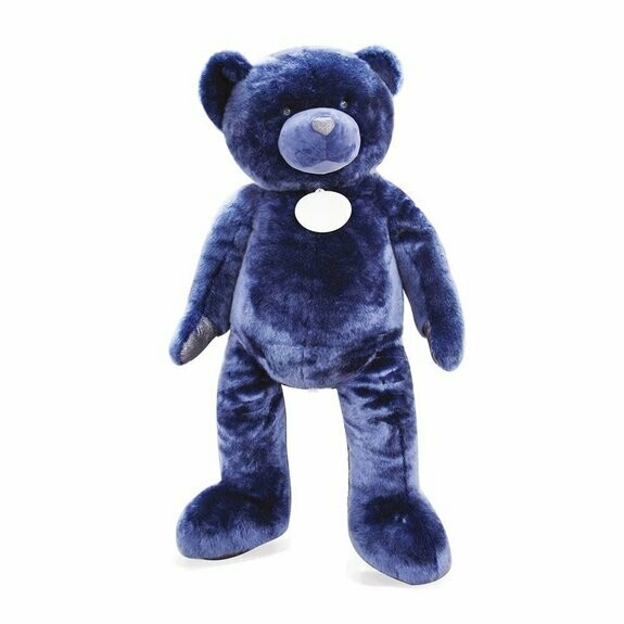 Doudou et Compagnie - Ours géant collection bleu nuit 200cm, livraison sous 7 jours à domicile