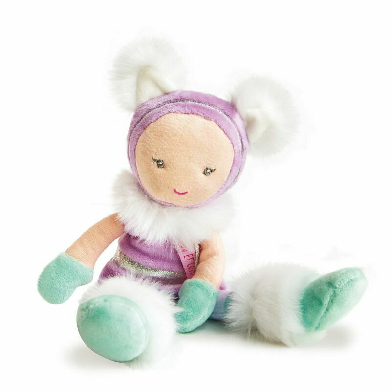 Doudou et Compagnie - Poupée Lady Chat - 25 cm, livraison à domicile sous 5 jours