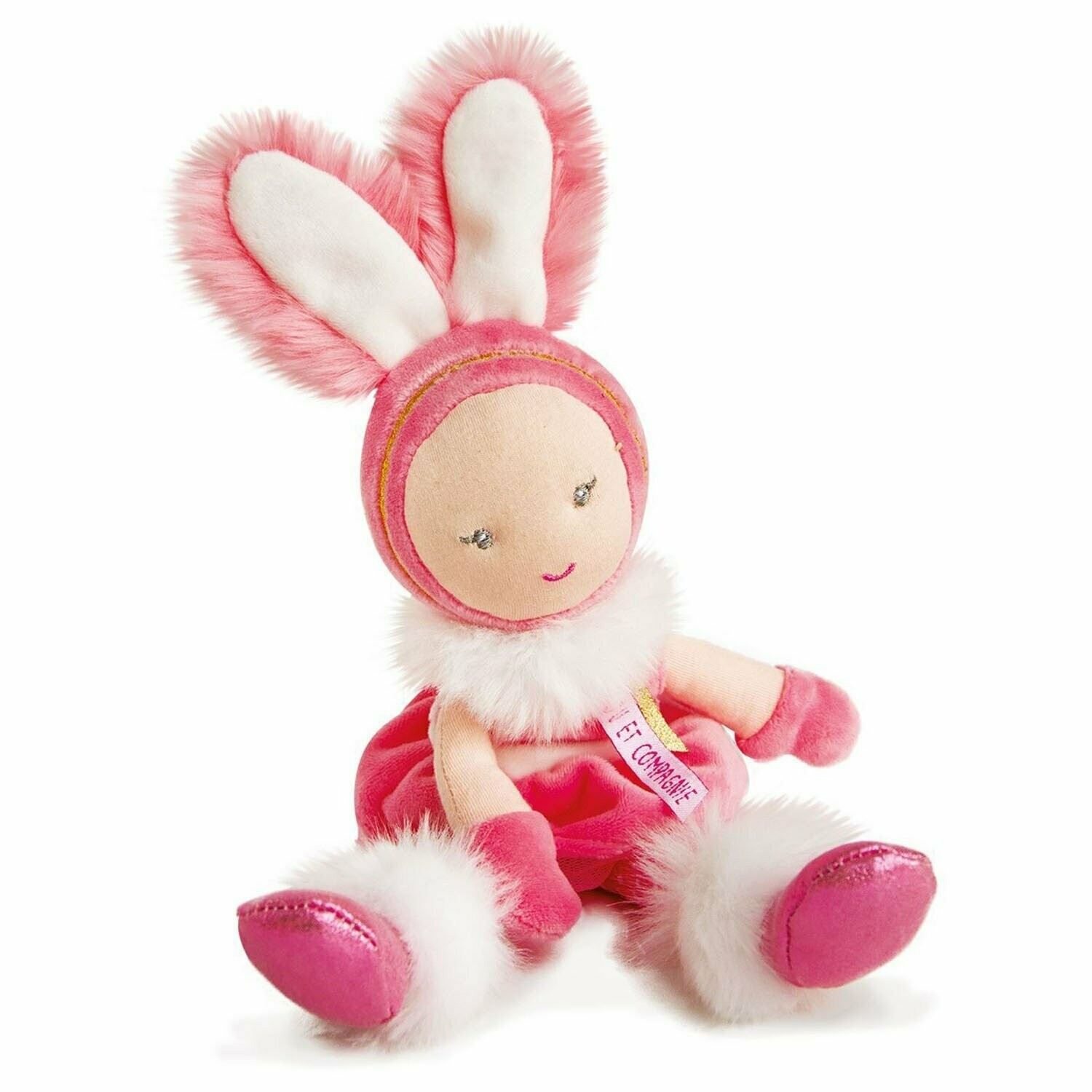 Doudou et Compagnie - Poupée Lady Lapin - 25 cm, livraison à domicile sous 5 jours