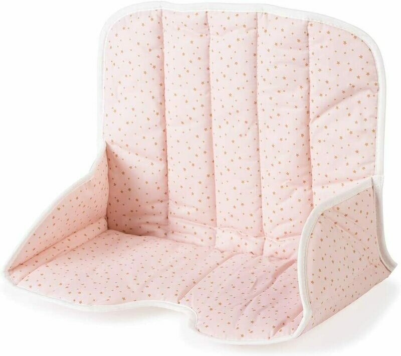 Geuther 4745_174 Coussin de chaise Tamino rose étoiles, livraison à domicile sous 5 jours
