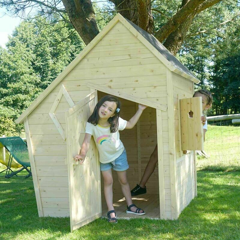 Maisonnette destructurée en bois pour enfants - Wanda, livraison sous 15 jours