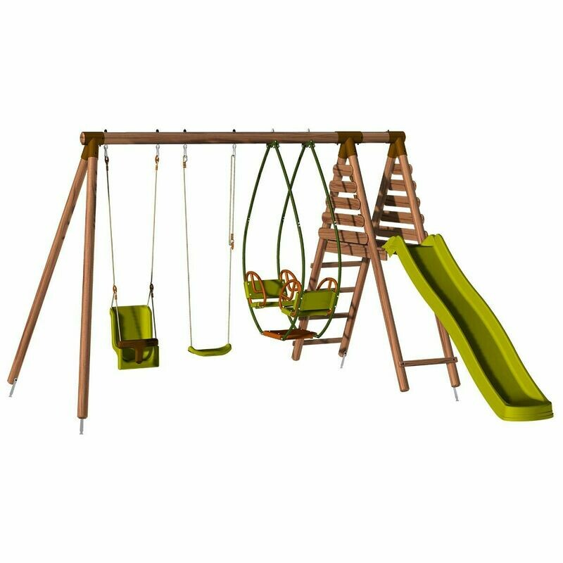 Station pour enfant avec portique et toboggan - Colza, retrait magasin 1h, livraison sous 7 jours