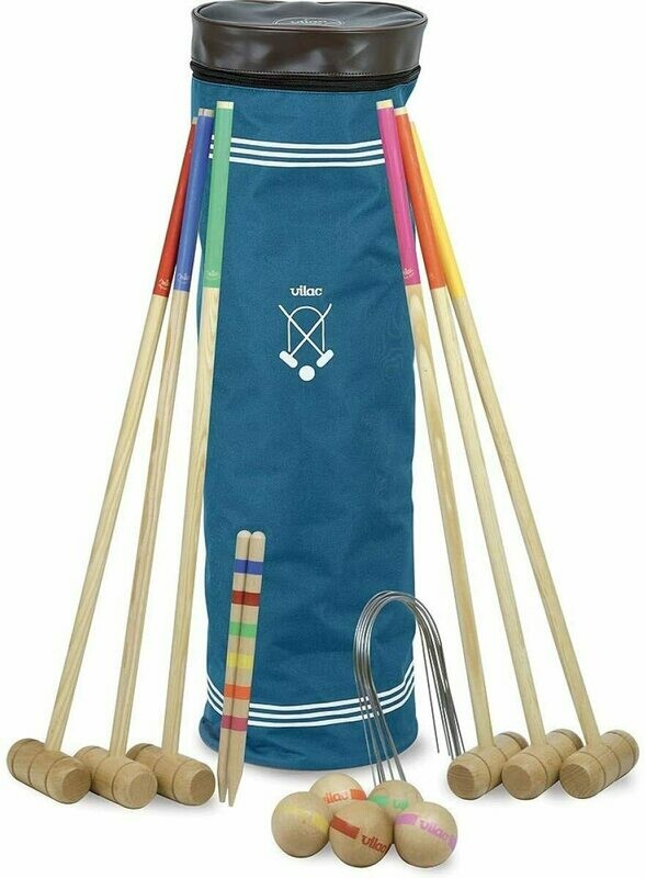 Vilac Croquet Senior 6 Joueurs, retrait magasin 1h, livraison sous 5 jours