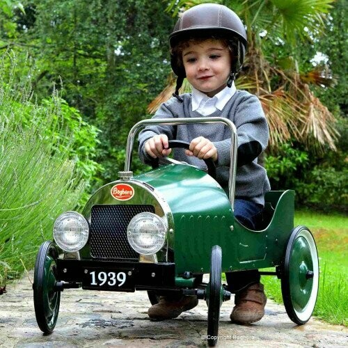 Baghera - Classique Vert - Voiture a Pédales, retrait magasin 1h, livraison sous 24/48h