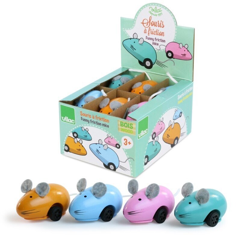 Souris à retro friction Vilac, retrait magasin 1h, livraison sous 5 jours