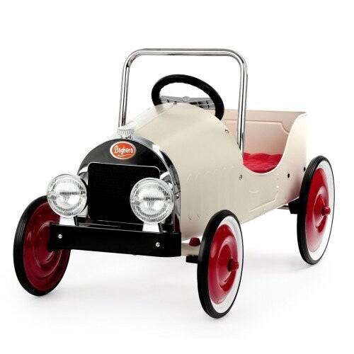 Baghera - Classique Blanche - Voiture a Pédales, livraison à domicile sous 5 jours
