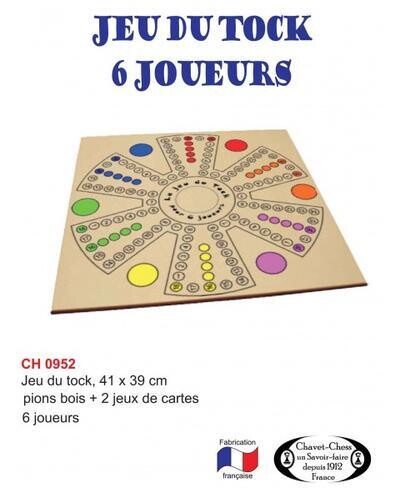 Jurabuis - Jeu de Tock - 6 joueurs, retrait magasin 1h, livraison sous 24/48h