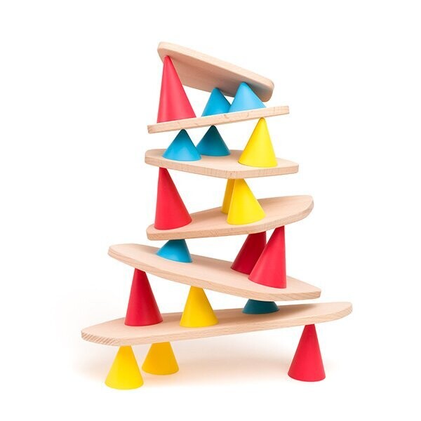 OPPI Kit de construction piks small en bois, 24 pièces - dès 3 ans, livraison sous 5 jours