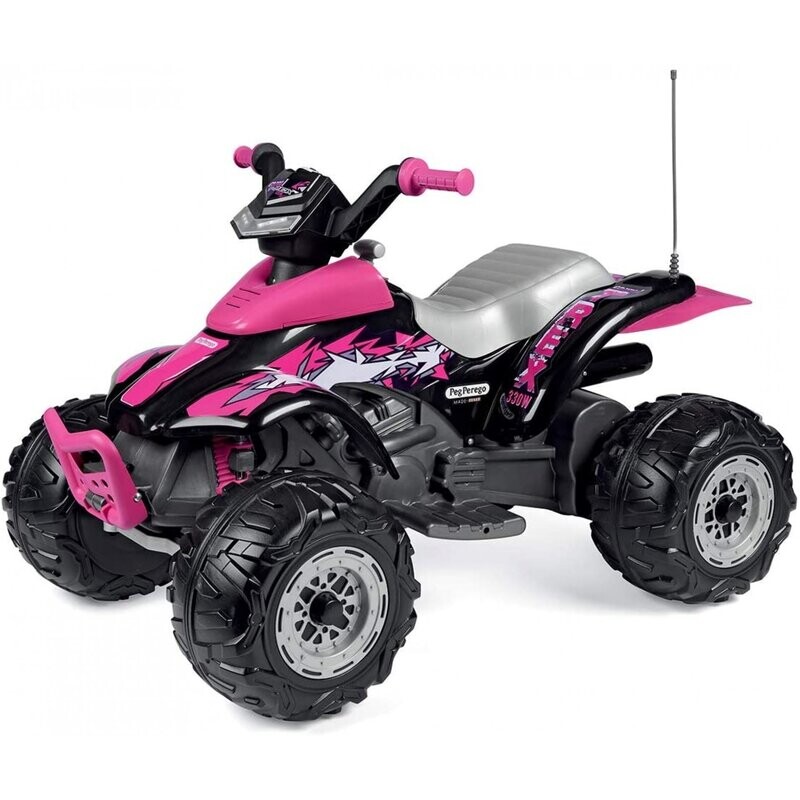 Voiture Quad T-REX 330 W 12V rose, livraison à domicile sous 5 jours