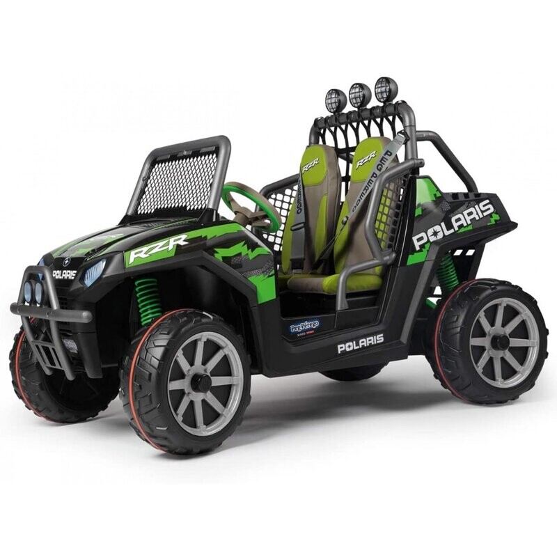 Voiture 4x4 Électrique Polaris Ranger RZR Green Shadow 24V, livraison à domicile sous 5 jours